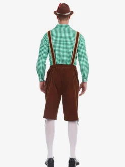 Costume d'Oktoberfest allemand bavarois Lederhosen pour hommes