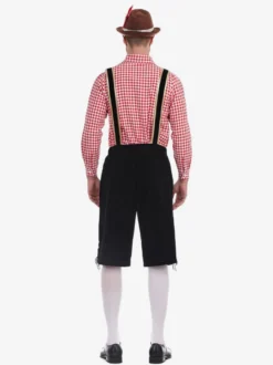 Costume d'Oktoberfest allemand bavarois Lederhosen pour hommes