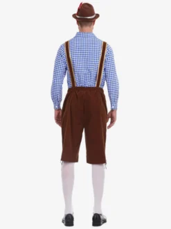 Costume d'Oktoberfest allemand bavarois Lederhosen pour hommes