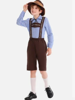 Costume d'Oktoberfest pour garçon ensemble 3 pièces Allemagne