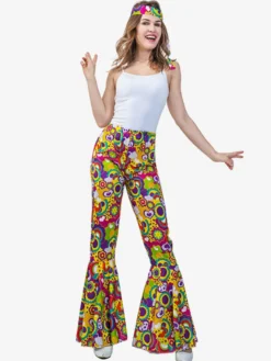 Costume hippie pour femme costume rétro de vacances