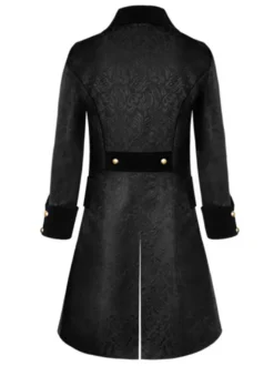 Costume rétro noir moyen âge velours rétro Opéra homme Déguisements Halloween