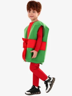 Costumes De Boîte-Cadeau De Noël Enfants Cosplay De Noël Déguisement