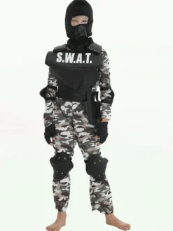 Costumes de Cosplay pour enfants CSGO Counter Strike Cosplay ensemble de 5 pièces Costume d'halloween pour enfants