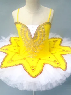Costumes de danse de Ballet bordeaux filles ballerine en dentelle à paillettes ensemble de robe