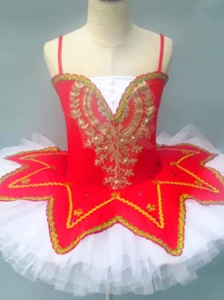 Costumes de danse de Ballet bordeaux filles ballerine en dentelle à paillettes ensemble de robe