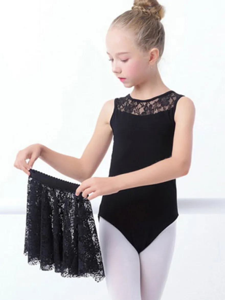 Costumes de danse de ballet Léotards de ballerine sans manches avec jupe Déguisements Halloween