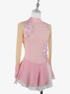 Costumes de danse de patinage artistique pour filles simples et généreux robe de compétition de patinage artistique pour femmes justaucorps de gymnastique