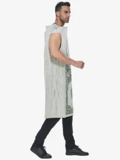 Costumes de dollar personnalisés pour Halloween costumes de fête de bar de billets de dollar