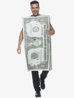Costumes de dollar personnalisés pour Halloween costumes de fête de bar de billets de dollar