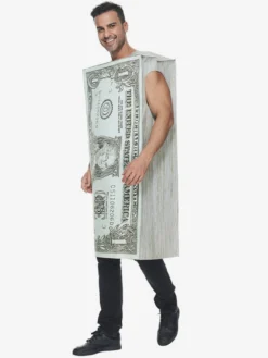 Costumes de dollar personnalisés pour Halloween costumes de fête de bar de billets de dollar