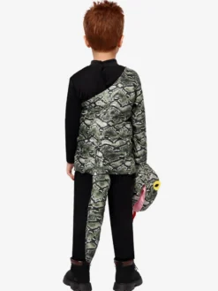 Costumes de serpent pour enfants pour Halloween Carvinal Top et combinaison