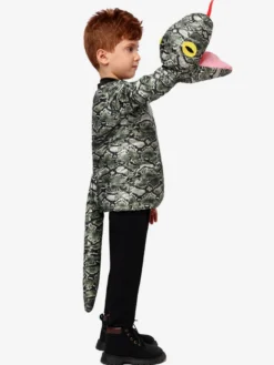 Costumes de serpent pour enfants pour Halloween Carvinal Top et combinaison