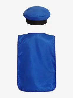 Costumes Déguisement Halloween Pour Enfants Bleu Ensemble Sac Gilet Chapeau 3 Pièces Pour Enfant