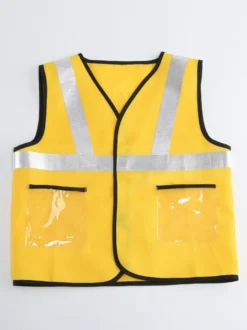 Costumes d'Halloween pour enfants Ensemble d'Halloween jaune Accessoire de gilet en polyester pour enfants