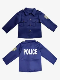 Costumes d'Halloween pour enfants Ensemble d'Halloween bleu Accessoire de pardessus en polyester pour enfants