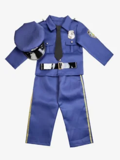 Costumes d'Halloween pour enfants Ensemble d'Halloween bleu Accessoire de pardessus en polyester pour enfants