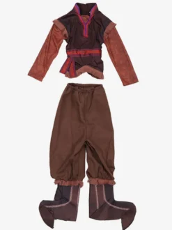 Costumes d'Halloween pour Enfants Ensemble d'Halloween Marron Café Adulte Fibre de Polyester Haut Pantalon en Polyester