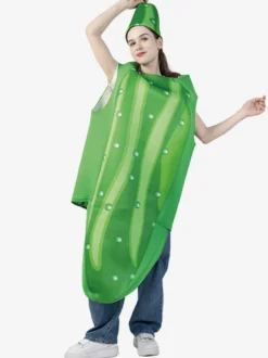 Costumes d'Halloween Vert Unisexe Burlesque Top Polyester Déguisement