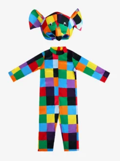 Costumes d'éléphant pour enfants costumes de carnaval d'Halloween ensemble combinaison et capuche