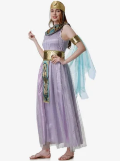 Costumes Grecs Robe Noire Rétro Ensemble Déguisement Vintage