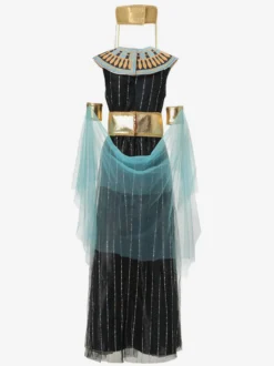 Costumes Grecs Robe Noire Rétro Ensemble Déguisement Vintage