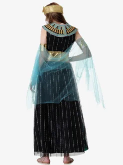 Costumes Grecs Robe Noire Rétro Ensemble Déguisement Vintage