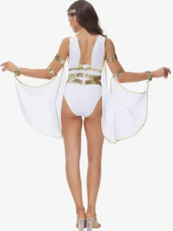 Costumes Halloween Grecs Combinaison Sexy Pour Femmes Blanches Costumes De Vacances