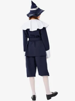 Costumes Marchandises de vacances Costumes de vacances Halloween Fibre de polyester bleu marine foncé