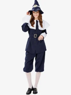 Costumes Marchandises de vacances Costumes de vacances Halloween Fibre de polyester bleu marine foncé