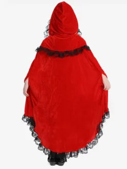 Costumes pour enfants Ensemble rouge Robe cape pour enfants