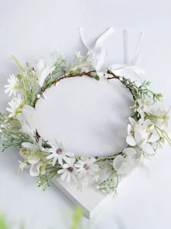 Couronne de fleur de mariage accessoire de mariage