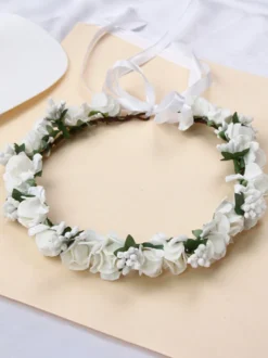 Couronne de fleur de mariage accessoire de mariage