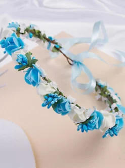 Couronne de fleur de mariage accessoire de mariage