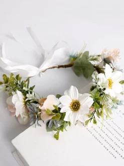 Couronne de fleur de mariage accessoire de mariage