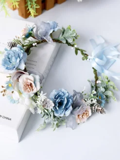 Couronne de fleur de mariage accessoire de mariage