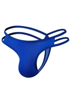 Cullotte Sexy Homme Lingerie Sexy à Lacets Croisés Unicolore