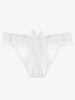 Culottes pour femmes avec nœuds et culottes sexy en dentelle noire