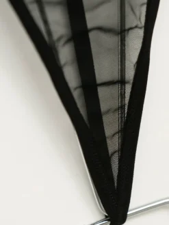 Culottes Sous-vêtements Lingeries Sexy Femmes en Dentelles Transparentes Unicolore Culottes Sous-vêtements Lingeries Sexy