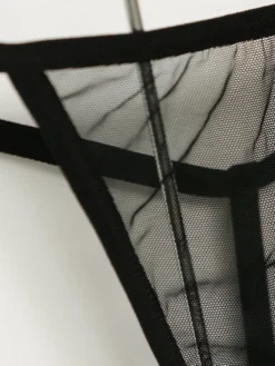 Culottes Sous-vêtements Lingeries Sexy Femmes en Dentelles Transparentes Unicolore Culottes Sous-vêtements Lingeries Sexy