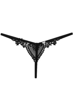 Culottes Sous-vêtements Lingeries Sexy Femmes en Dentelles Transparentes Creusants Florales Unicolore Culottes Sous-vêtements Lingeries Sexy