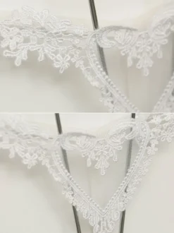 Culottes Sous-vêtements Lingeries Sexy Femmes en Dentelles Transparentes Creusants Florales Unicolore Culottes Sous-vêtements Lingeries Sexy