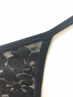 Culottes&String Soutien-gorge Femmes en Dentelles Creusantes Florales Unicolore Lingeries Sexy Culottes&String Soutien-gorge Femmes