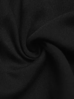 Débardeur noir en viscose dos nu élégant pour femme idéal pour l'été