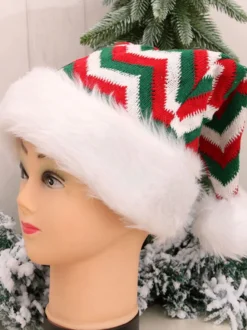 Décoration De Fête De Noël Chapeau De Noël En Fibre De Polyester Déguisement Noël Cadeau Enfant