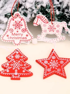 Décoration De Fête De Noël Costumes De Noël En Bois Déguisement Noël Cadeau Enfant