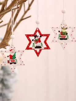 Décoration De Fête De Noël En Bois De Noël Déguisement Noël Cadeau Enfant