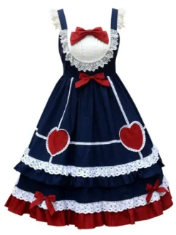 Douce Lolita JSK Robe Neverland Maid Volants Jupes Lolita Pull