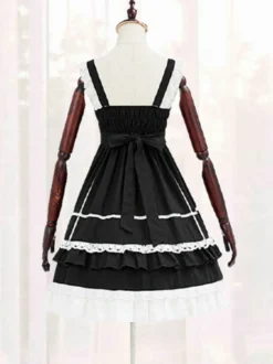 Douce Lolita JSK Robe Neverland Maid Volants Jupes Lolita Pull