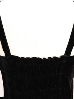 Douce Lolita JSK Robe Velours Lacet Ruffle Lolita Pull Jupes Bordeaux